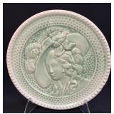 Vintage American Bisque Wall Pocket 8.25"