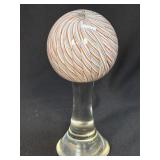 Murano Fratelli Toso Multicolor Striped Ribbon