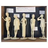 1964 Louis Marx "Campus Cuties" Figurines