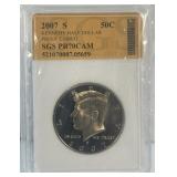 2007 S Kennedy Half Dollar Cameo Proof