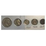 1952 Year Set of Coins