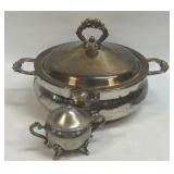 2 Pieces Silver Plate As Pictured