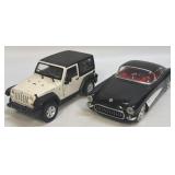 2 Die Cast Cars As Pictured*** Both Have Slight