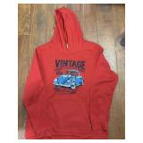 Vintage 1963 VW Bug Hoodie Sweatshirt Size Medium