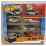 8 Assorted Hot Wheels Die Cast Cars As Pictured