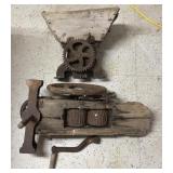 (B) Vintage Cider Press As Pictured