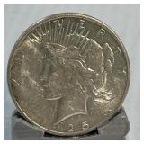 1925  S Silver Peace Dollar