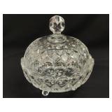 Crystal Footed Candy Bowl