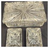 Vintage - 1970s "Cigarette Box" 2 Compartment 6½"