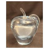 Art Glass Apple Paper Weight