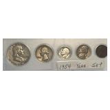 1954 Year Set of Coins