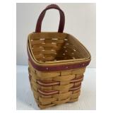 2006 Longaberger Basket with Leather Strap 4.5" x