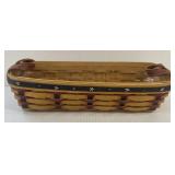 Vintage Longaberger Basket Leather Handles