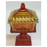 VINTGE RED/YELLOW AMBERINA DEPRESSION GLASS