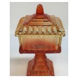 VINTGE RED/YELLOW AMBERINA DEPRESSION GLASS