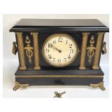 The E Ingraham Clock Co. Mantle Clock with Key And