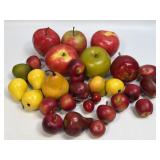 Several Pieces of Faux Fake Fruit As Pictured