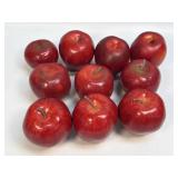 Several Pieces of Faux Fake Apples As Pictured