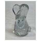 Art Glass Dog  Paperweight