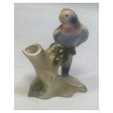 Vintage Royal Copley Figural Bird Bud Vase Parrot