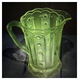 Vintage U S Glass EAPG Milk Pitcher Jewel &