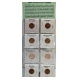Set of 8 2009 Lincoln Pennies