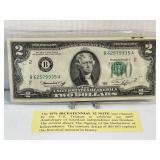 1976 Two Dollar Bill