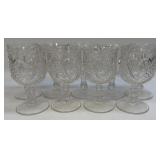 (B) 9 Tarentum Heart with Thumbprint Water Goblet