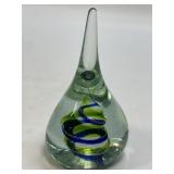 Art Glass Paperweight as Pictured, Maker Not