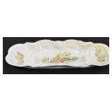 Vintage Hand Painted Celery Dish Made In Germany