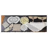Several Assorted Doilies As Pictured