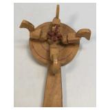 Early Handmade Wooden Chicken Toy As Pictured
