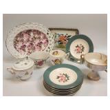 (B) Assorted Lot as Pictured Including Saucers,