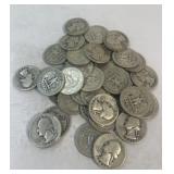 (1) Full Roll of Washington Quarters Mixed Dates