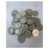 (1) Full Roll of Washington Quarters Mixed Dates