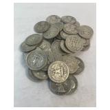 (1) Full Roll of Washington Quarters Mixed Dates