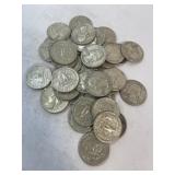 (1) Full Roll of Washington Quarters Mixed Dates