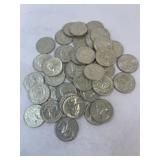 (1) Full Roll of Washington Quarters all 1964ï¿½s