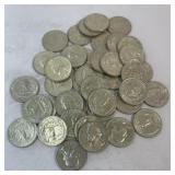 (1) Full Roll of Washington Quarters all 1964ï¿½s