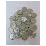 (1) Full Roll of Washington Quarters all 1964ï¿½s