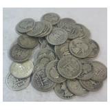 (1) Full Roll of Washington Quarters Mixed Dates