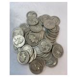 (1) Full Roll of Washington Quarters Mixed Dates