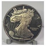 One Ounce of Fine Silver 2000 Trade Round .999