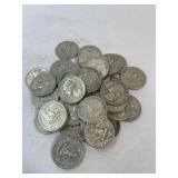 (1) Full Roll of Washington Quarters Mixed Dates