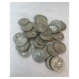 (1) Full Roll of Washington Quarters Mixed Dates