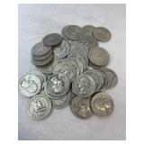 (1) Full Roll of Washington Quarters Mixed Dates