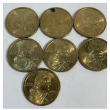 (7)  Sacagawea Dollars