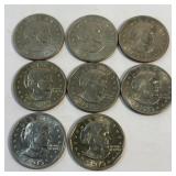 (8) Susan B Anthony Dollars