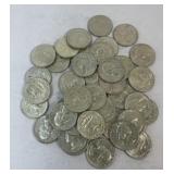(1) Full Roll of Washington Quarters all 1964ï¿½s