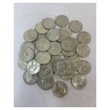 (1) Full Roll of Washington Quarters all 1964ï¿½s